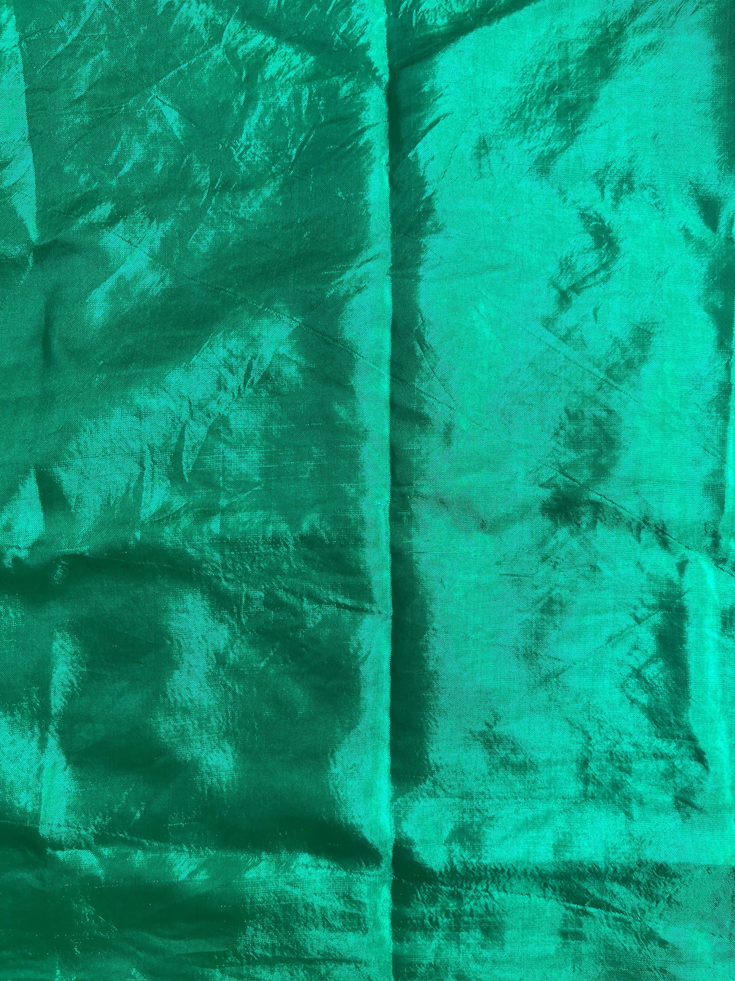 Peacock Blue Green Leheriya Saree-4